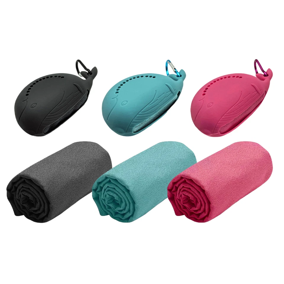 Toalhas esportivas para suor toalha de secagem rápida para acampamento macio leve charmoso - Imagem 1 de 4