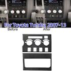 2pcs For Toyota Tundra 2007-13 Carbon Fiber AC Console Interior Trim Set Type B