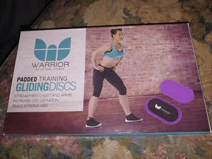 Warrior Padded Training Gliding Discs by Natural Fitness - Picture 1 of 1