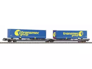 Piko 58971 Calibre HO Expert Wascosa T3000e Intermodal Articulado Transmec VI - Imagen 1 de 2