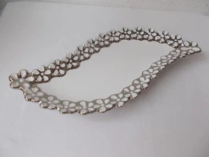 Gilde Schale Dreamlight Collection weiß/silber - Bild 1 von 5