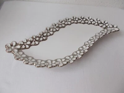 Gilde Schale  Dreamlight Collection weiß/silber - Bild 1 von 4