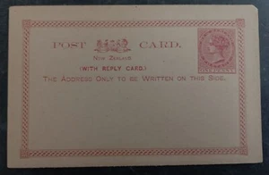 Undated New Zealand 1p Stamped Postcard Unused - Bild 1 von 2