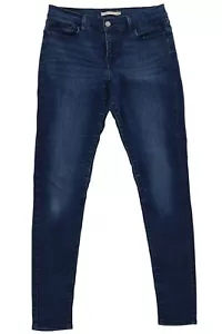 Levi's 710 Super Skinny Damen Jeans Hose W29 L32 29/32 blau dunkelblau Stretch - Bild 1 von 6