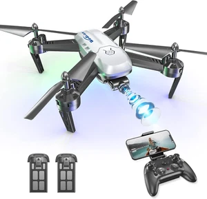 T6 Drohne mit kamera 1080p, RC Quadcopter für Anfänger, WiFi FPV drone mit 2 Bat - Bild 1 von 8