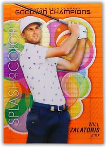 Will Zalatoris 2023 Goodwin Champions Splash of Color Orange Prism SCP-88 - Picture 1 of 3
