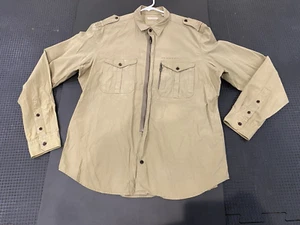 BURBERRY BRIT Button Up Shirt Men’s Long Sleeve Size XXL - Beige - Picture 1 of 15