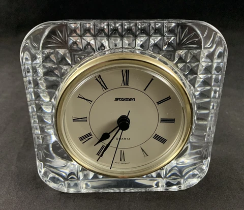 Vintage Staiger West Germany Movement France Crystal Quartz Clock Cover