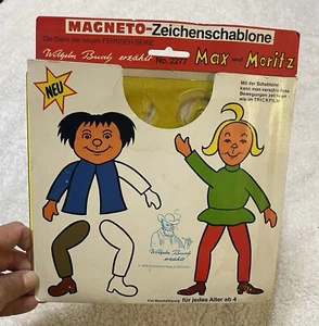 1 Vintage Schablonen Magneto Sindbad Max und Moritz - Bild 1 von 4