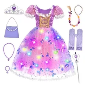 Princess Dress for Girls, Princess Dress up for Girls Age 3-8 Years Old, Large - Picture 1 of 8