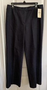 A Line Pants NWT Navy Size 12 A Traveler Straight Leg Womens Dress Pant - Picture 1 of 11