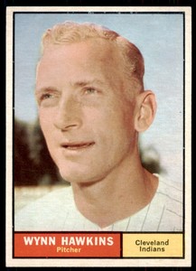 1961 Topps Wynn Hawkins  EX-MINT Cleveland Indians #34