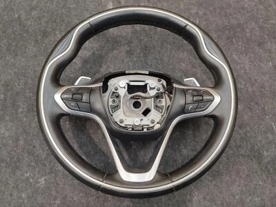 Volante esportivo paddle shift preto prata 32304098027 fabricante de equipamento original BMW i8 2014-17 - Imagem 1 de 4