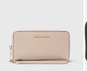Michael Kors Purse Wallet Jet Set Flat LG Phone Ballet New - Picture 1 of 4