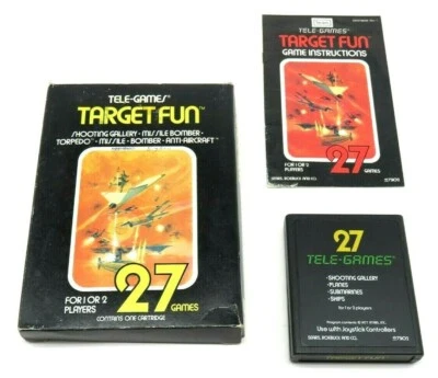 Target Fun (Atari 2600, 1977) Sears Tele-Games (Box, Cartridge & Manual) NTSC #1 - Image 1 of 4