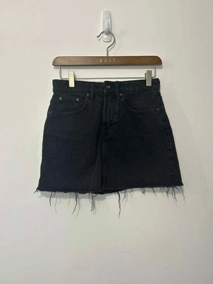 Women’s Zara Black Denim Mini Skirt - Small - Image 1 of 3