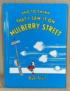 Dr. Seuss And to Think That I Saw It on Mulberry Street 1964 Grolier Book Club - Bild 1 von 24