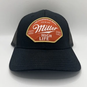 Miller High Life Bier Champagner der Biere Trucker Snapback Mütze Mad Engine Kappe Neu mit Etikett - Bild 1 von 6