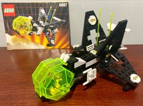 Vintage LEGO Space Blacktron 2 Allied Avenger 6887 Complete With Instructions 