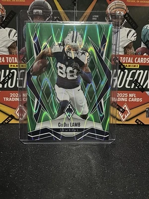 2025 Panini Phoenix Seismic Green Ceedee Lamb #125 Serial Numbered #10/25 - Image 1 of 2