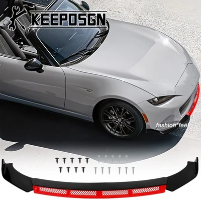 Para Mazda Miata MX-5 NA NB Parachoques Delantero Labio Divisor Alerón Kit de Cuerpo Piezas JDM Foto 1 de 4