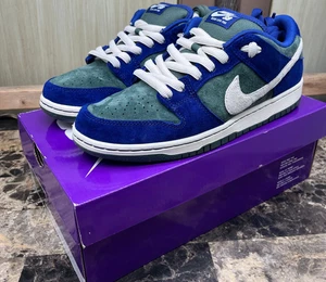 Nike SB Dunk Low Pro Deep Royal Blue/Sail Herren Größe 9 HF3704-400 (EINMAL GETRAGEN) - Bild 1 von 10