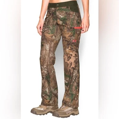 Under Armour UA Scent Control Realtree Cold Gear Storm Camo Pants - 4 - Image 1 of 4