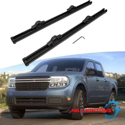 Sistema de rieles de plataforma para camioneta Ford Maverick Trail 2022-2025 sistema de rieles de amarre Foto 1 de 4