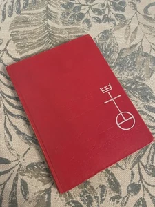 1974 United Church Of Christ Hymnal Christian Church Worship Red HC Song Book - Picture 1 of 9