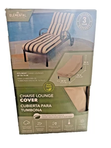 Neu Elemental Chaiselongue Bezug 76 x 28 cm PVC-frei elastischer Saum - Bild 1 von 6