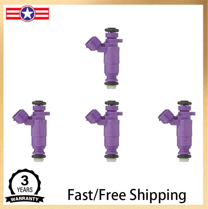 Juego de 4 inyectores de combustible para Hyundai SONATA 2000-2005 Kia OPTIMA 2001-2006 FJ661 Foto 1 de 4