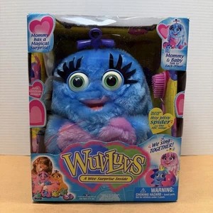 Vintage Wuv Luvs Electronic Plush Toy Trendmasters 1999 Blue Purple NIB - Picture 1 of 10
