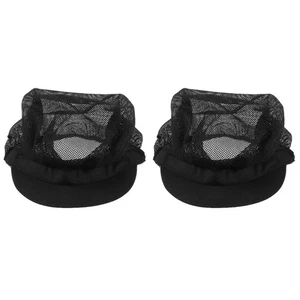 Sombrero de chef de 2 unidades hombre novia servicio de comida sombreros para mujer gorra de red de cocina - Imagen 1 de 12