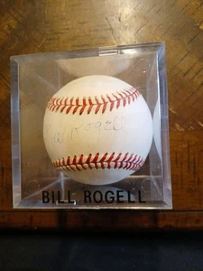 Bill Rogell Baseball mit Autogramm - Bild 1 von 2