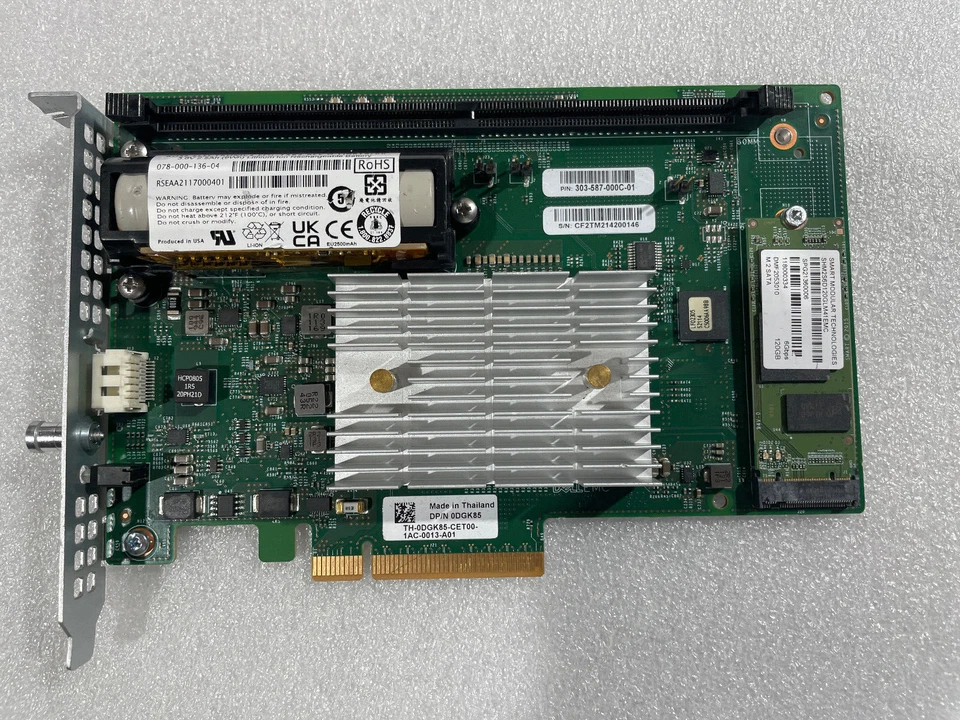 Dell Calypso I/O Controller  DGK85 with M.2 120gb 6Gbs module High pofile - Image 1 of 1