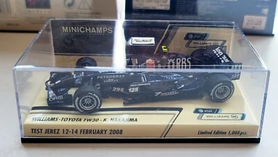 Minichamps 1:43 2008 Williams Toyoya F1 FW30- JerezTest Kazuki Nakajima - Image 1 of 3