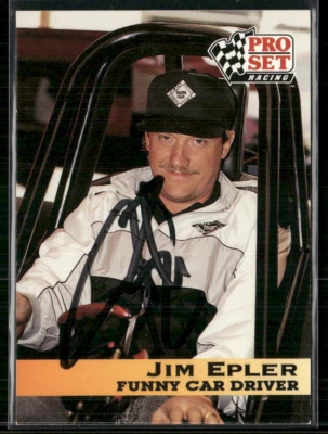 Jim Epler Signed 1992 Pro Set IP Auto #40 - Image 1 of 2