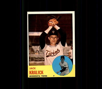 1963 Topps 448 Jack Kralick EX-MT #D456669 - Image 1 of 2
