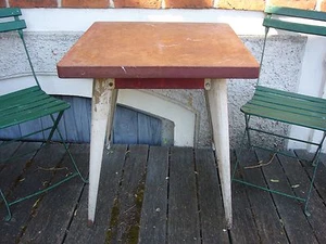 Tavolino Consolle Tavolo Da Giardino Tolix Art Deco Bistrot - Picture 1 of 5