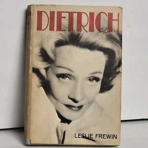 Dietrich by Leslie Frewin Hardbound W/ Dust Jacket Movies Film Actress 1967 - Imagen 1 de 13