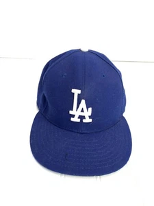 LA Dodgers New Era 59Fifty eng anliegende Mütze blau Baseballkappe Gr. 7 3/8 Los Angeles MLB - Bild 1 von 6
