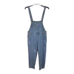 Damen Latzhose Latzjeans Denim XL Carpenter Distressed bequem Retro - Bild 1 von 7