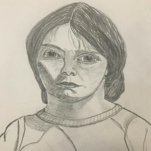 Orig. 1979 Earle T Merchant Everyday Cape Ann MA Folk Portrait Pencil Drawing 12 - Picture 1 of 6