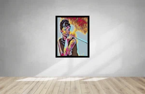 Audrey Hepbrun Wall Décor-Digital Oil Painting -Breakfast at Tiffany's-4204 - Picture 1 of 4
