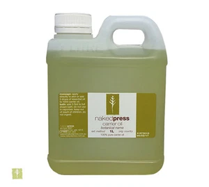 1L - GRAPE SEED OIL (ITALY) - COLD PRESSED (REFINED) - 100% PURE CARRIER OIL - Picture 1 of 1