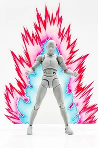 SH Figuarts Dragon Ball Z - Super Saiyan Azul Kaioken Display Aura - SOLO AURA - Imagen 1 de 2