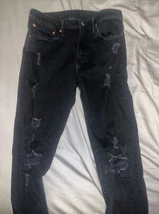 Mens American Eagle Airflex Jeans Black 32x36 - Picture 1 of 1