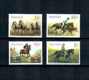 Australia 1986 Horses MNH set - Picture 1 of 1