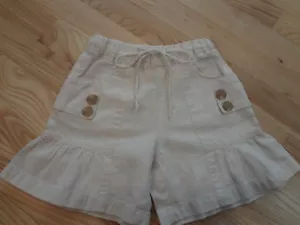 HAZEL Girls Linen Blend Shorts Size 4T - Picture 1 of 4