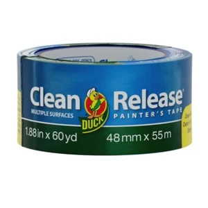 Duck Clean Release Blue Painter's Tape 2-Inch (1.88-Inch x 60-Yard) 1 roll - Picture 1 of 8